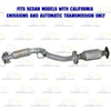 2007-2010 Hyundai Elantra 2.0L Front Pipe and Rear Catalytic Converter | EPA Approved | SEDAN | California Emissions | Automatic Transmission