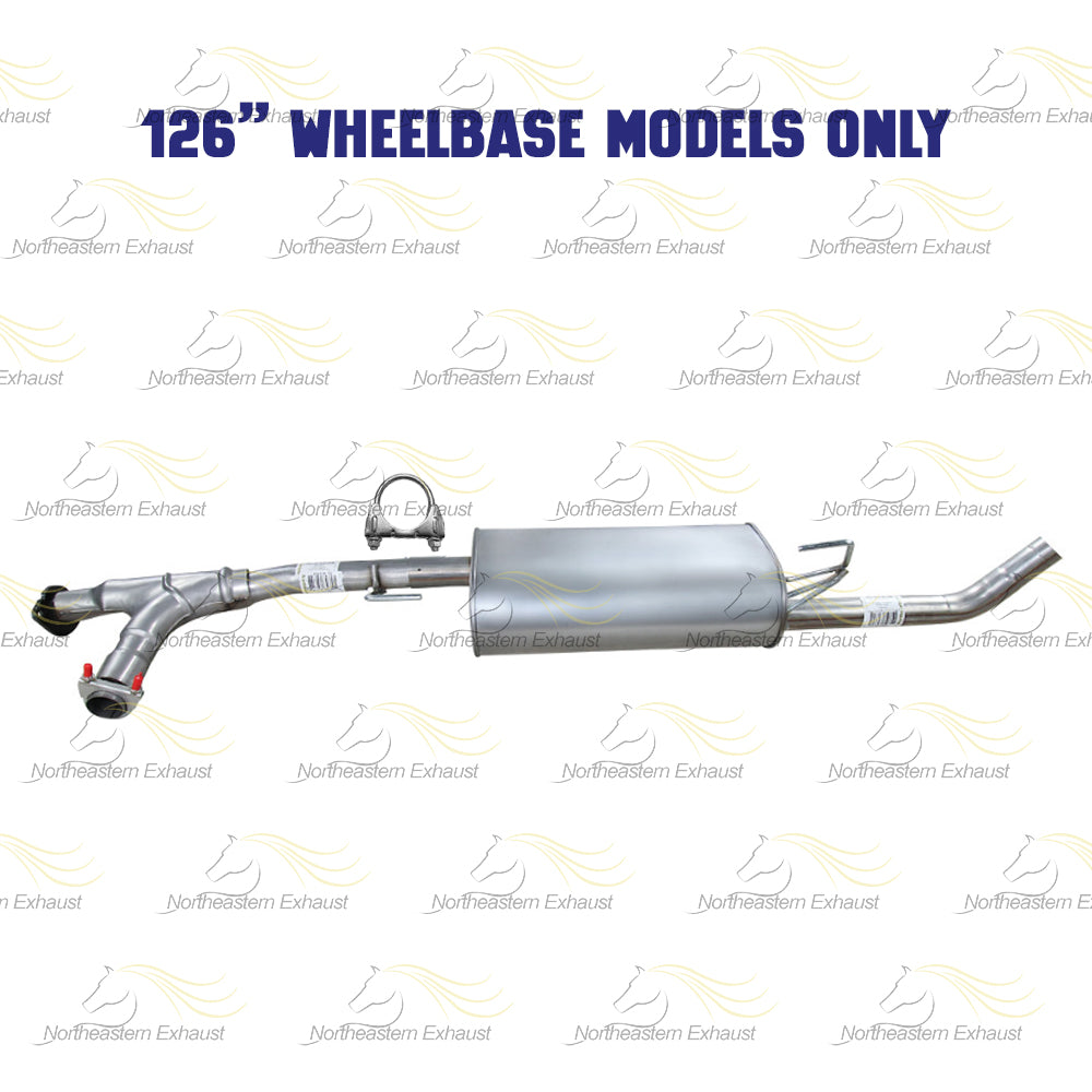 Exhaust Muffler for 2009-2012 Suzuki Equator 4.0L | 2005-2018 Nissan Frontier 4.0L | 126" WB