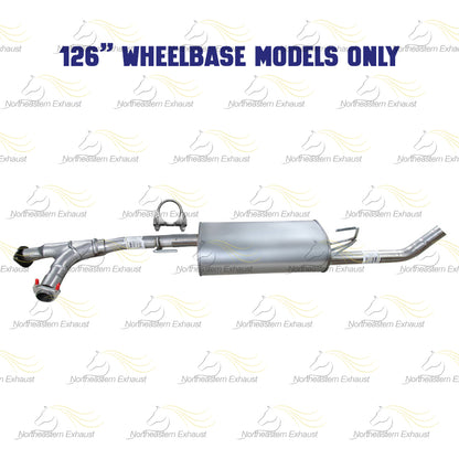 Exhaust Muffler for 2009-2012 Suzuki Equator 4.0L | 2005-2018 Nissan Frontier 4.0L | 126" WB