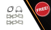 2013-2019 Ford Explorer 3.5L Pair of Exhaust Manifold Catalytic Converter with Flex Y Pipe Kit | EPA Approved