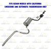 2007-2010 Hyundai Elantra 2.0L Exhaust Catalytic Converter, Resonator Pipe, and Muffler | EPA Approved