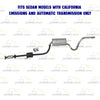 2007-2010 Hyundai Elantra 2.0L Exhaust Catalytic Converter, Resonator Pipe, and Muffler | EPA Approved