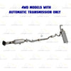 2016–2021 Mitsubishi Outlander Sport 2.0L Exhaust Catalytic Converter and Muffler | EPA Approved | 4WD | Automatic Transmission