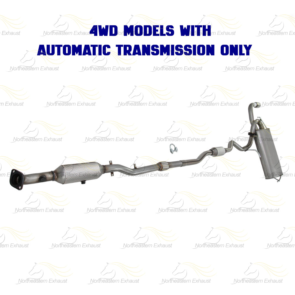 2016–2021 Mitsubishi Outlander Sport 2.0L Exhaust Catalytic Converter and Muffler | EPA Approved | 4WD | Automatic Transmission