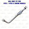 Catalytic, Resonator, and Muffler for 2001-2005 Honda Civic 1.7L - For GX and EX/VTEC and VTEC-E