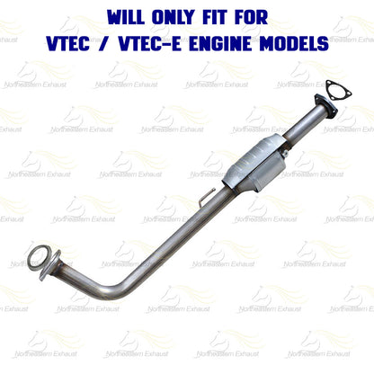 Catalytic, Resonator, and Muffler for 2001-2005 Honda Civic 1.7L - For GX and EX/VTEC and VTEC-E