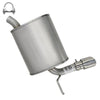 Stainless Steel Driver Side Exhaust Muffler with Tip for 2007-2010 Ford Edge 3.5L | 2007-2010Lincoln MKX 3.5L