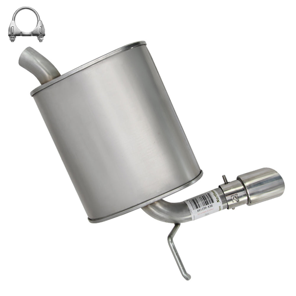 Stainless Steel Driver Side Exhaust Muffler with Tip for 2007-2010 Ford Edge 3.5L | 2007-2010Lincoln MKX 3.5L