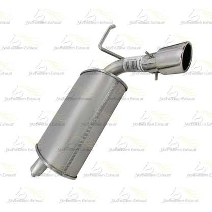 Stainless Steel Driver Side Exhaust Muffler with Tip for 2007-2010 Ford Edge 3.5L | 2007-2010Lincoln MKX 3.5L