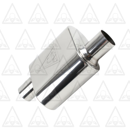 Stainless Steel Performance Universal Exhaust Muffler 2.25" ID x 2.38" OD x 13" Long