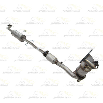2010-2011 Honda CR-V 2.4L Front and Rear Catalytic Converter Resonator Pipe Kit | EPA Approved