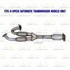 2004-2006 Nissan Quest 3.5L Exhaust Rear Catalytic Converter Muffler and Resonator | EPA Approved