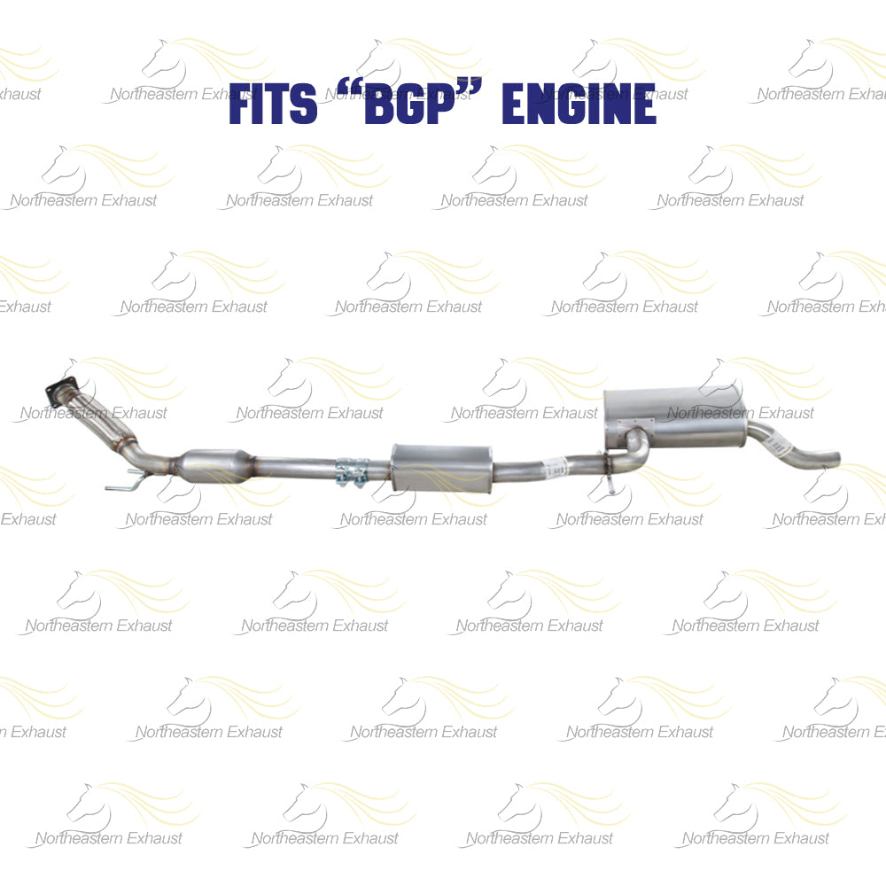 2005-2007 Volkswagen Jetta 2.5L Exhaust Catalytic Converter and Resonator Pipe | EPA Approved | BGP Engine