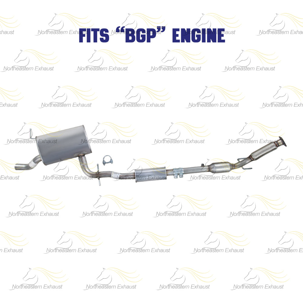 2005-2007 Volkswagen Jetta 2.5L Exhaust Catalytic Converter and Resonator Pipe | EPA Approved | BGP Engine