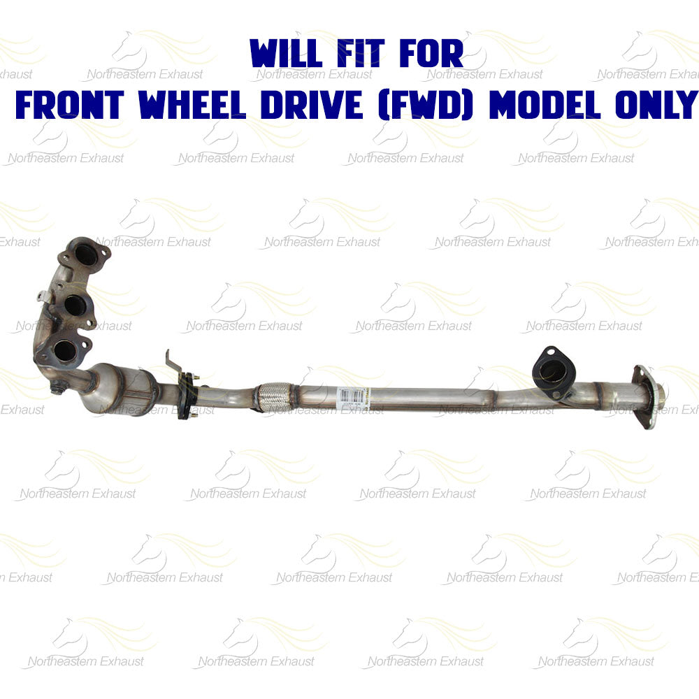 2004-2006 Toyota Sienna 3.3L Driver-side Exhaust Manifold Catalytic Converter and Y Pipe | EPA Approved | FWD