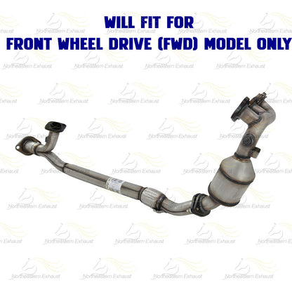 2004-2006 Toyota Sienna 3.3L Driver-side Exhaust Manifold Catalytic Converter and Y Pipe | EPA Approved | FWD