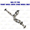 2004-2006 Toyota Sienna 3.3L Passenger Side Exhaust Catalytic Converter and Y Pipe Kit | EPA Approved | FWD