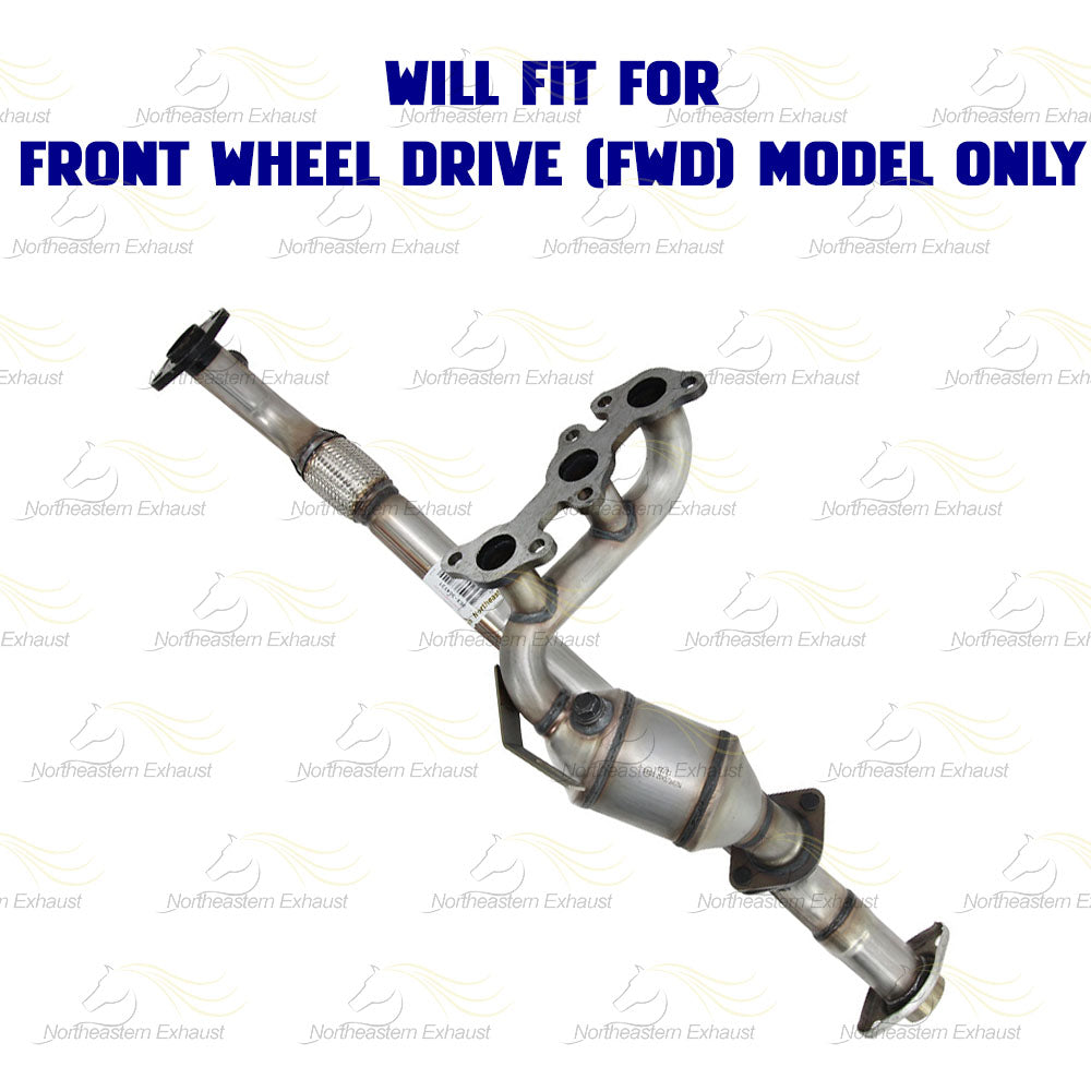 2004-2006 Toyota Sienna 3.3L Passenger Side Exhaust Catalytic Converter and Y Pipe Kit | EPA Approved | FWD