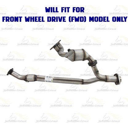 2004-2006 Toyota Sienna 3.3L Passenger Side Exhaust Catalytic Converter and Y Pipe Kit | EPA Approved | FWD