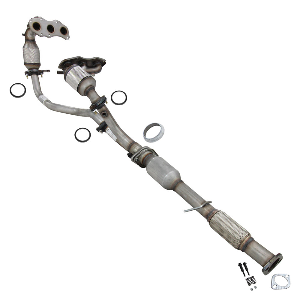 2014-2016 Toyota Highlander 3.5L Pair of Manifold Pipes and Rear Catalytic System Kit | EPA Approved | GAS Engine