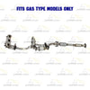 2014-2016 Toyota Highlander 3.5L Pair of Manifold Pipes and Rear Catalytic System Kit | EPA Approved | GAS Engine