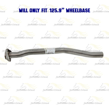 Stainless Steel Exhaust Intermediate Pipe for 1998-2003 Mazda B3000 3.0L | 1998-2003 Mazda B4000 4.0L | 125.9in WB