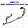 2004-2006 Toyota Sienna 3.3L Pair of Exhaust Manifold Catalytic Converter and Y Pipe Kit | EPA Approved | FWD
