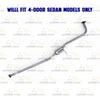 1998-2002 Honda Accord 2.3L Stainless Steel Exhaust Resonator Pipe | 4-Door SEDAN