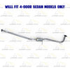 1998-2002 Honda Accord 2.3L Stainless Steel Exhaust Resonator Pipe | 4-Door SEDAN