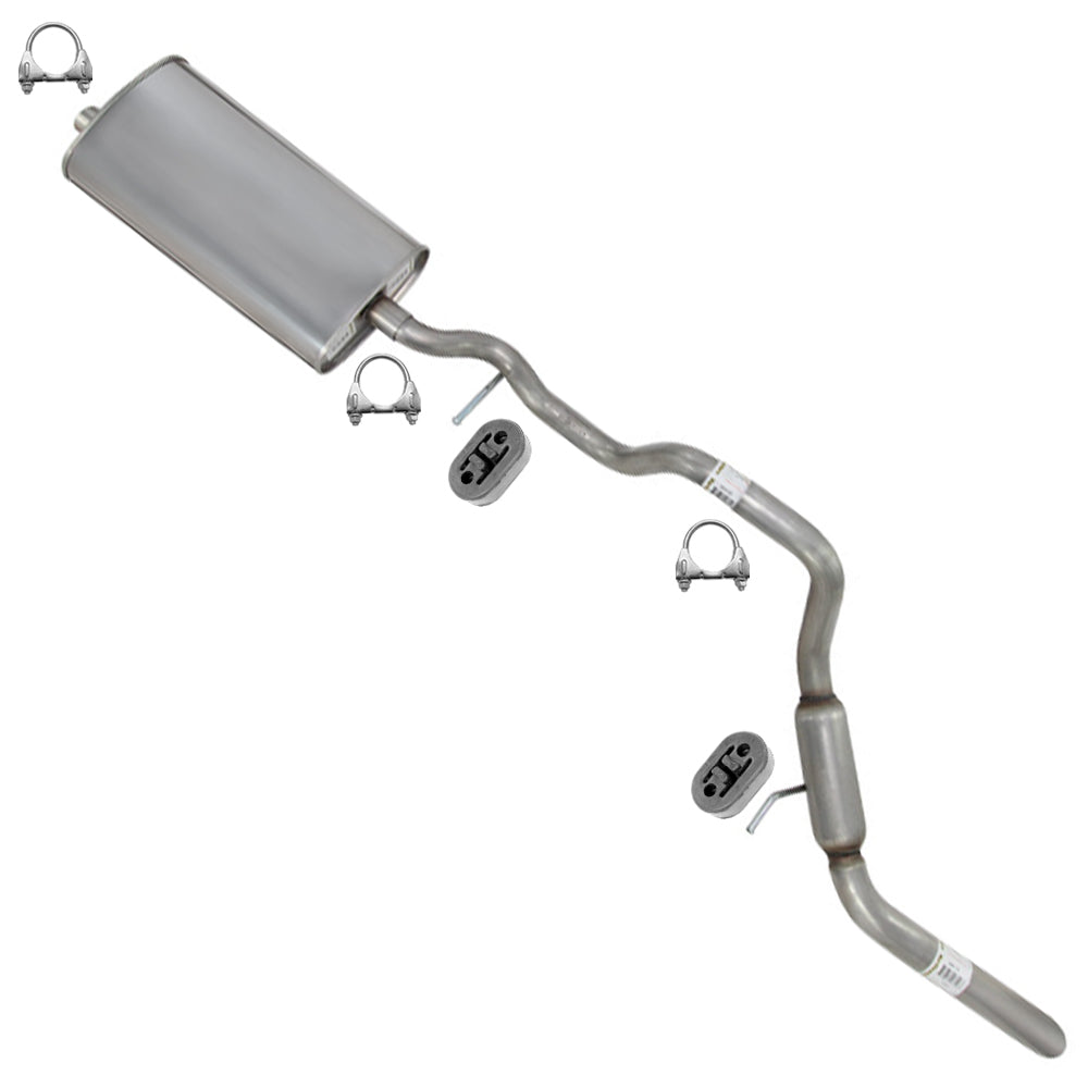 2006-2010 Mercury Mountaineer 4.0L Exhaust Muffler, Extension and Tail Pipe