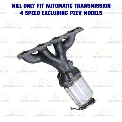 2008-2010 Chevrolet Malibu 2.4L Exhaust Manifold Catalytic Converter and Flex Pipe | EPA Approved | 4-Speed Automatic Transmission | Non-PZEV