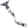 Exhaust Manifold Catalytic Converter and Flex Pipe for 2008-2009 Pontiac G6 2.4L | 2008 Saturn Aura 2.4L