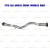 2014-2018 Jeep Cherokee 3.2L Stainless Steel Driver-side Front Exhaust Pipe