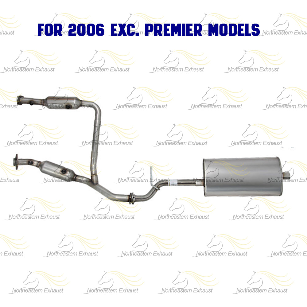 2006-2010 Mercury Mountaineer 4.0L Exhaust Catalytic Converter, Intermediate Pipe and Muffler | EPA Approved