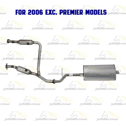 2006-2010 Mercury Mountaineer 4.0L Exhaust Catalytic Converter, Intermediate Pipe and Muffler | EPA Approved