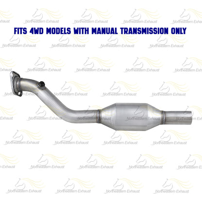 2007-2017 Jeep Compass 2.4L Exhaust Manifold Catalytic Converter with Resonator Pipe | EPA Approved | 4WD with Manual Transmission