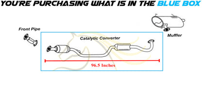 2014-2019 Mitsubishi Outlander 2.4L Exhaust Catalytic Converter with Resonator Pipe | EPA Approved