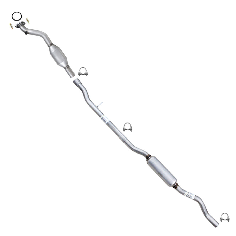 2007-2017 Jeep Patriot 2.4L 4WD Rear Exhaust Catalytic Converter & Resonator | EPA Approved