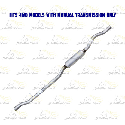 2007-2017 Jeep Compass 2.4L 4WD Rear Exhaust Catalytic Converter & Resonator | EPA Approved