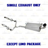 Pair of Catalytic Converter Y Pipe and Muffler for 2003-2011 Mercury Grand Marquis 4.6L | 2003-2011 Ford Crown Victoria 4.6L