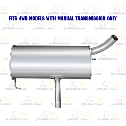 2007-2011 Jeep Compass 2.4L Rear Catalytic Converter Exhaust System Kit  | EPA Approved | 4WD Manual
