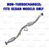 2008-2010 Subaru Impreza 2.5L Rear Catalytic Resonator & Pair of Mufflers Kit | EPA Approved | Non-Turbo Sedan