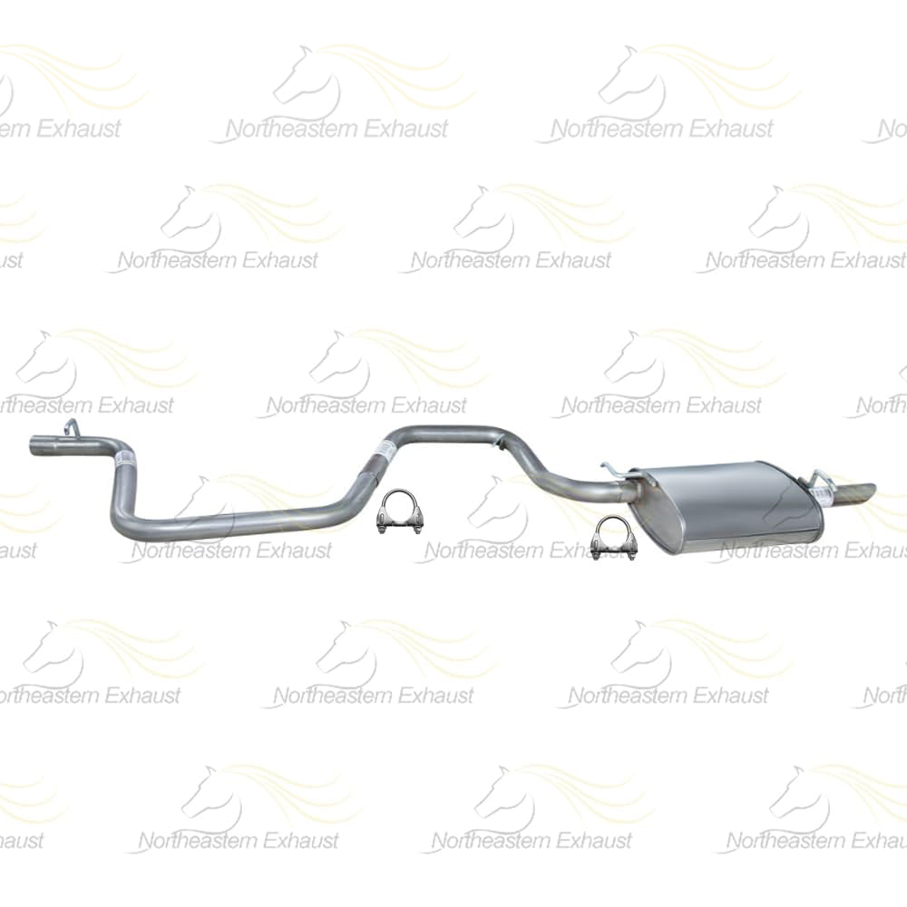 2008 Chevrolet Malibu 3.5L Exhaust Resonator, Intermediate Pipe and Muffler