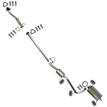 1998-2002 Honda Accord 2.3L Exhaust Pipe, Resonator and Muffler