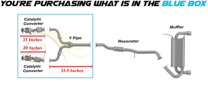 2003–2006 Nissan 350Z 3.5L Pair of Exhaust Catalytic Converters with Y Pipe | EPA Approved