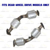 2006–2008 Infiniti M35 3.5L RWD Pair of Exhaust Catalytic Converters with Y Pipe Exhaust Kit | EPA Approved