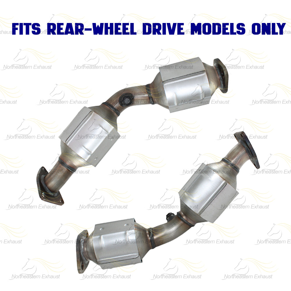 2006–2008 Infiniti M35 3.5L RWD Pair of Exhaust Catalytic Converters with Y Pipe Exhaust Kit | EPA Approved