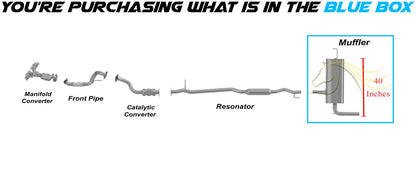 2014-2015 Nissan Rogue Select 2.5L Exhaust Muffler