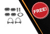 Exhaust Resonator Pipe and Muffler for 2003-2005 Century and Grand Prix 3.1L