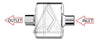 Stainless Steel Performance Universal Single Chamber Muffler 3"ID/OD Center